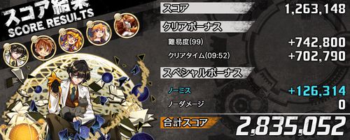 ランキング】2016/3/16のランキング挑戦結果！難易度95【消滅