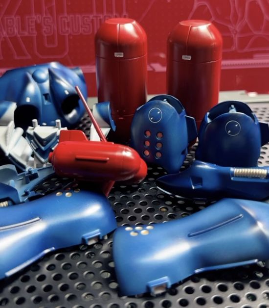 ガンプラ】筆deエナメル細部塗装♪スミ入れについても解説！【部分塗装