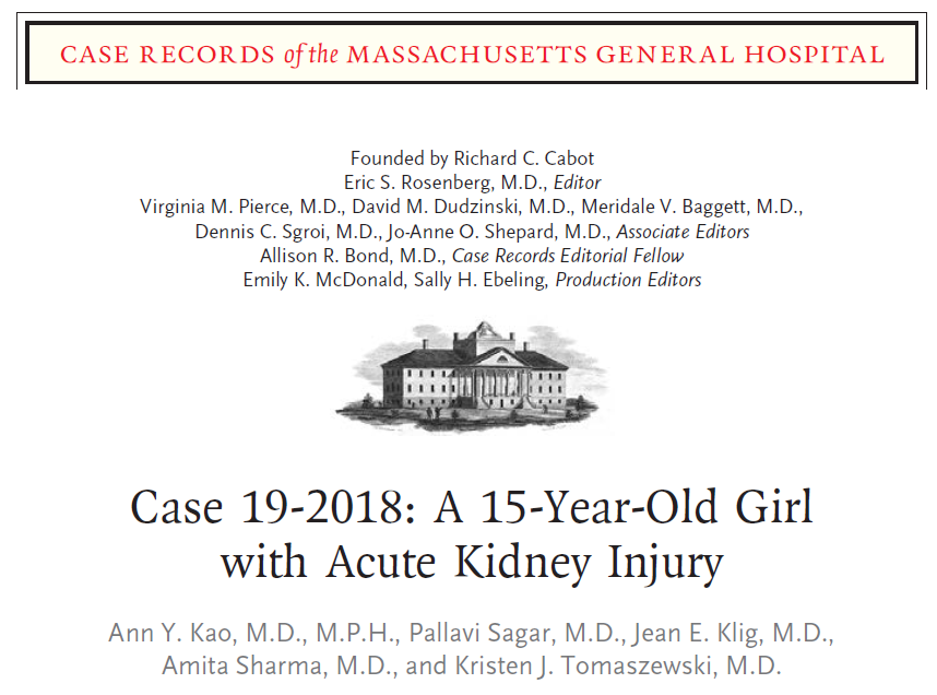 case 19 2018 a 15 year old girl with acute kidney injury