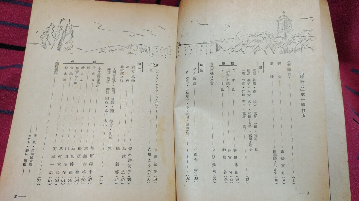 須田国太郎が表紙絵を描いた京都三中の同人誌『時計台』：橋秀文