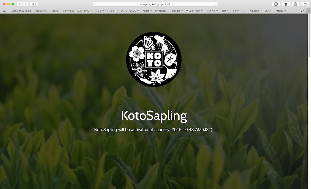 Koto ver.2.0 Sapling
