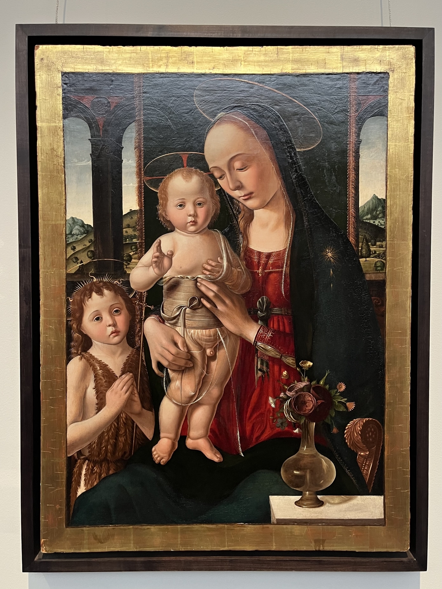 ビアージョ・ダントニオ・トゥッチ《聖母子と幼児洗礼者聖ヨハネ