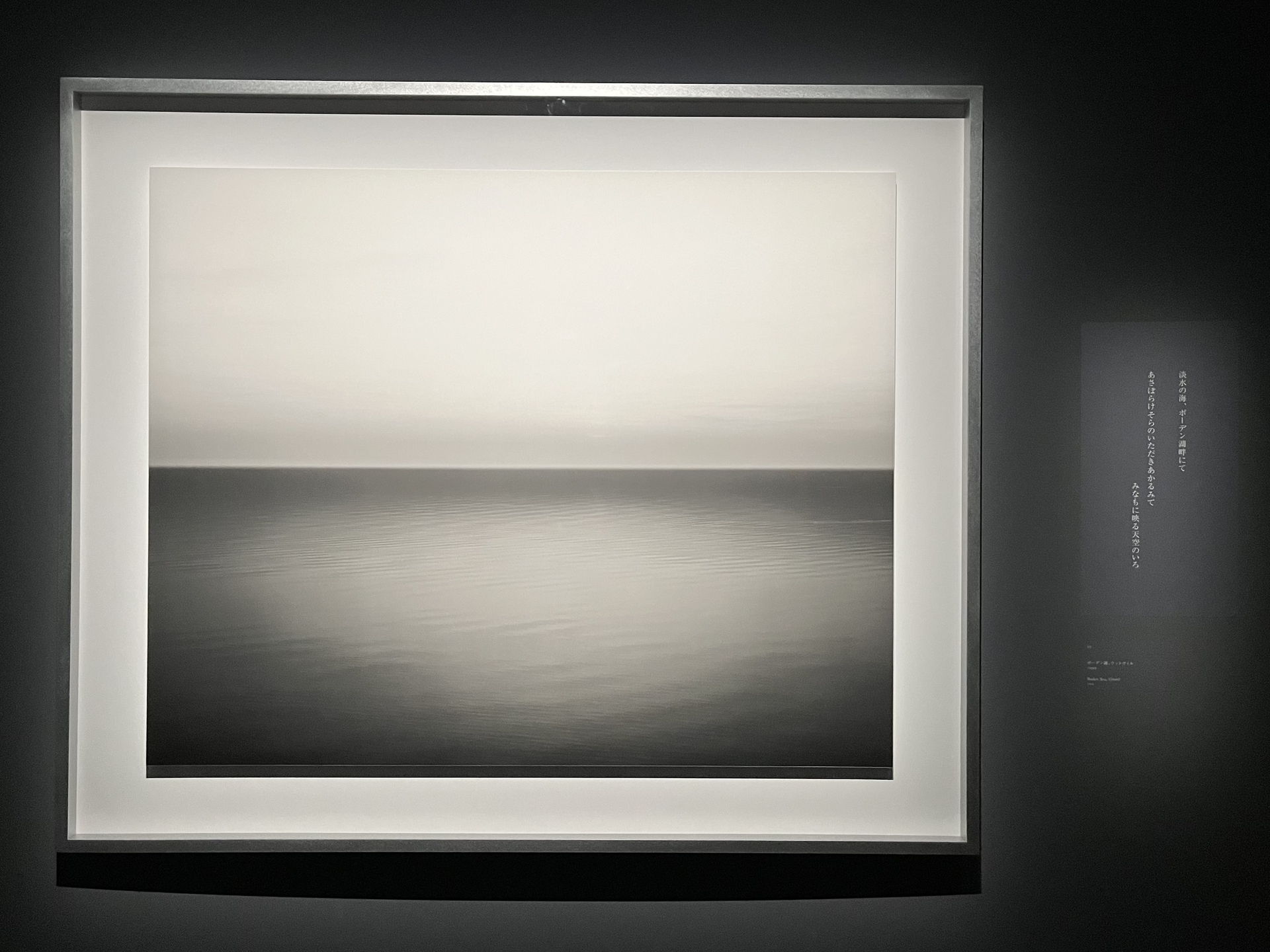 画像：劇場／海景】「杉本博司 絶滅写真」（東京国立近代美術館