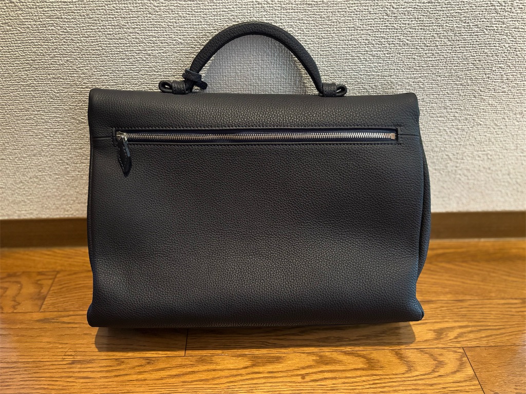 未使用☆大峽製鞄　レイロウ３７　レザー　ビジネスバッグ　ブラック 未使用☆大峽製鞄 レイロウ37 レザー ビジネスバッグ ブラック 中古