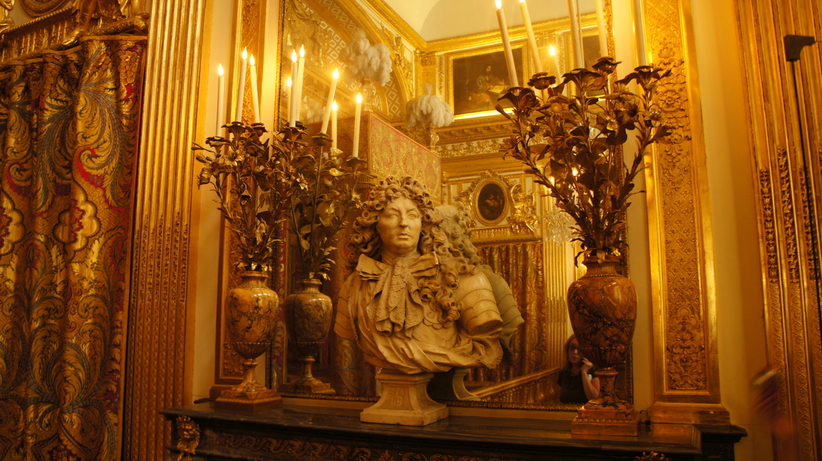 ルイ14世の胸像　ヴェルサイユ　王の寝室
