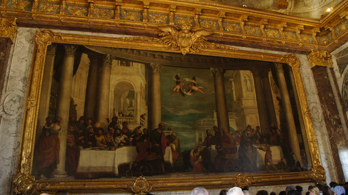 パリサイ人シモン家の食事　ヴェルサイユ　ヘラクレスの間