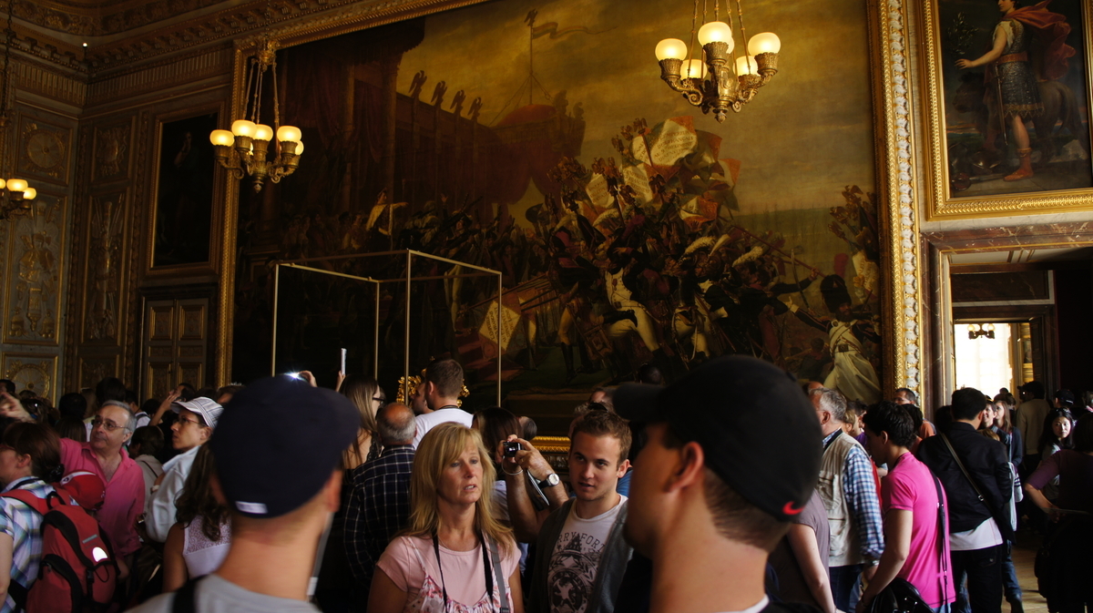 シャン・ド・マルスにおける鷲章旗の授与　戴冠式の間　ヴェルサイユ