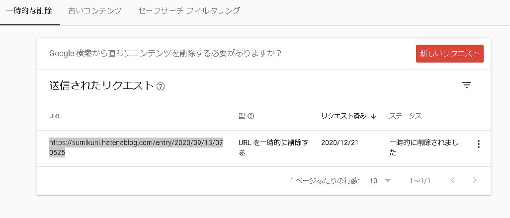Google検索から記事を消す