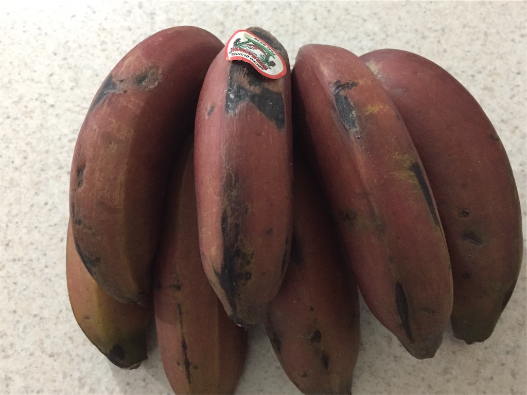 Platano Morado メキシコで発見した赤いバナナ すみくにぼちぼち日記