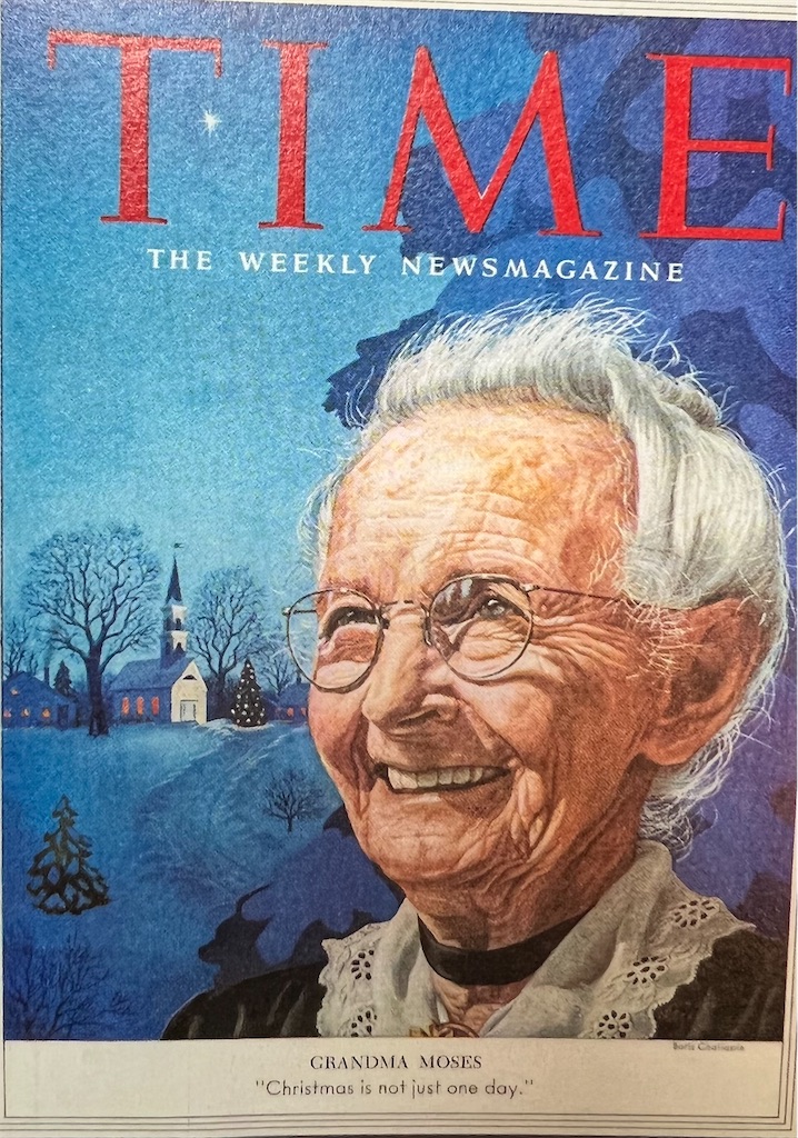 グランマ・モーゼス、『ハリントンハウス』、希少画集画、状態良好 グランマ・モーゼス、『丘の秋』、希少画集画、状態良好、新品