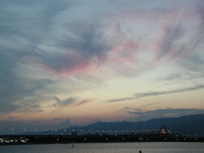 西宮浜の夕景