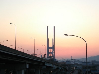 東神戸大橋 芦屋側から