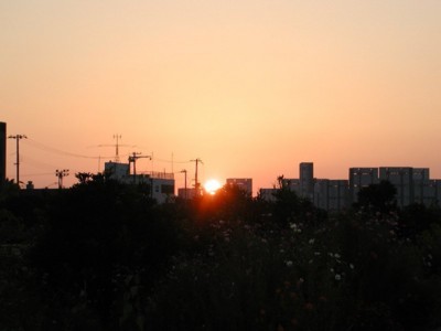 西宮浜の夕景