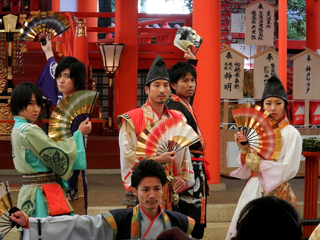 2014-01-05 生田神社 奉納演舞 神戸・清盛隊