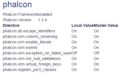 php.ini phalcon 1.3.4