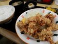 なかよし 唐揚げ定食