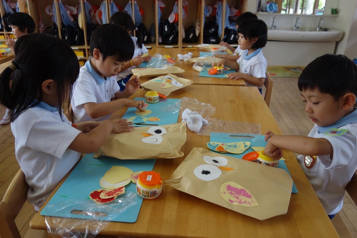 9月の壁面制作 くずはローズ幼稚園の日記 枚方市 樟葉 9月の壁面制作 くずはローズ幼稚園の日記 枚方市 樟葉
