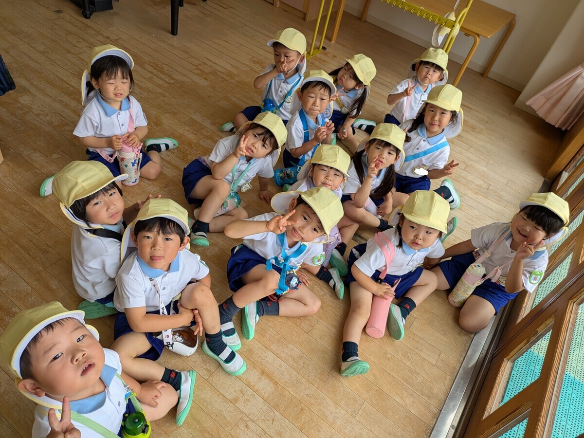 年少さん♪初めての園外保育 - くずはローズ幼稚園の日記(枚方市・樟葉)