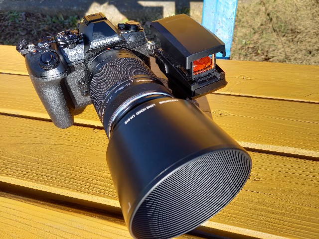 パナソニックFZ300 OLYMPUSドットサイト付き カワセミ他を、ドット