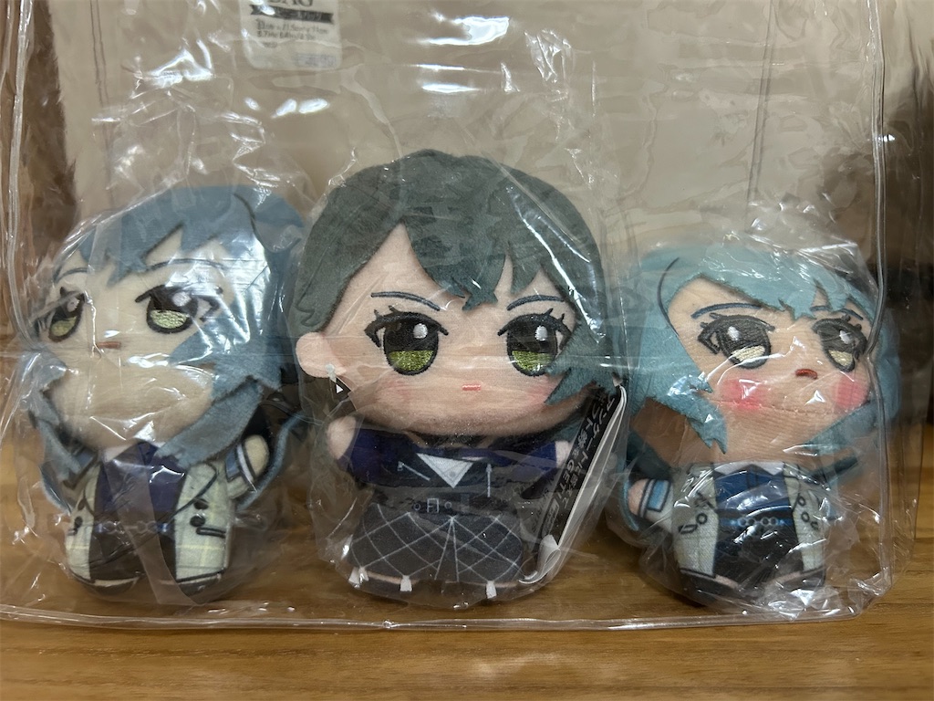 学マス】ちびぬいテマリーズをダイソーのクリアバッグに入れました