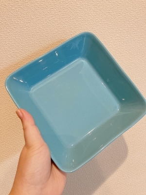 イッタラ ティーマ スクエアプレート ターコイズ イッタラティーマ