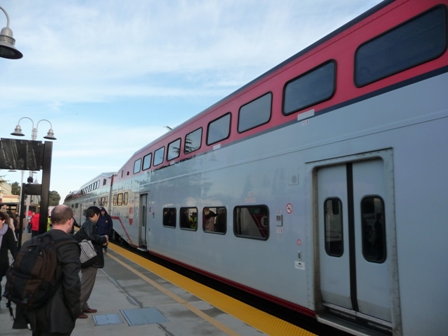 米国横断旅の記録 サンフランシスコの列車カルトレイン Caltrain かっきぃーの雑記帳