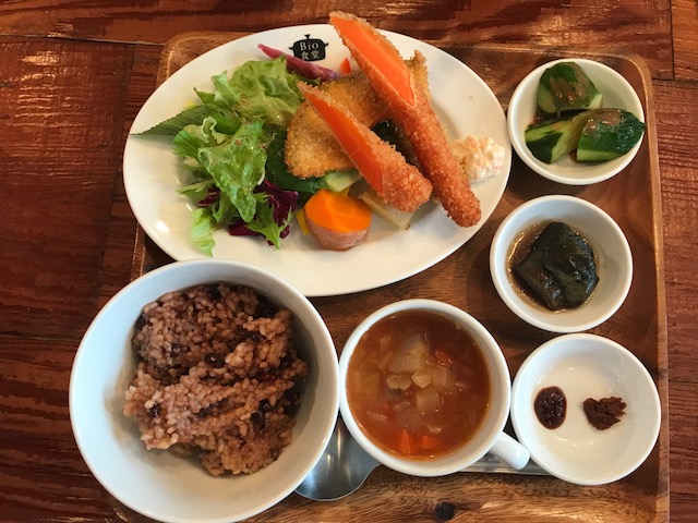 f:id:k_design:20170910211428j:plain 有機野菜のランチメニュー