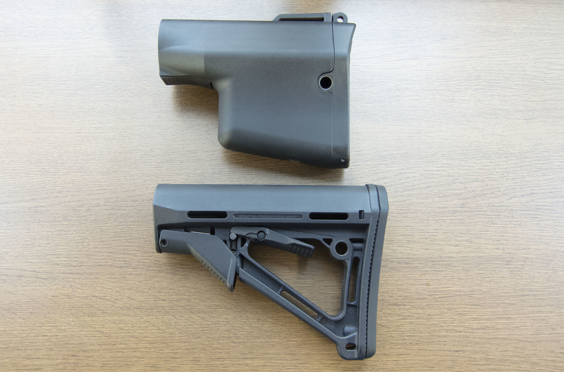 爆買い！ BATTLE TROY 実物 AX ストック トロイ STOCK CQB トイガン