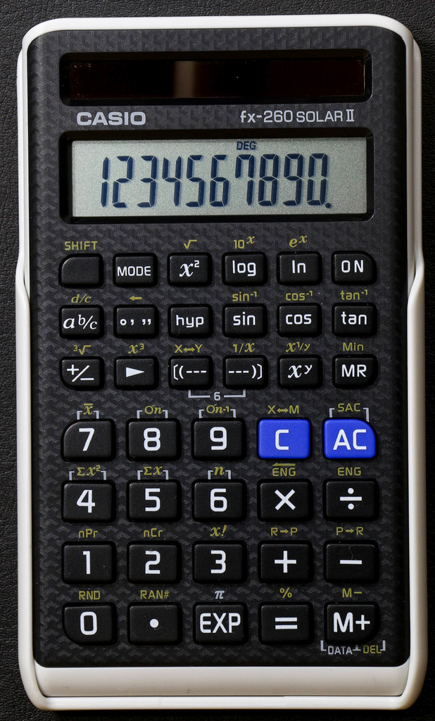 私の関数電卓事情。 - 開放より2段絞ったところ