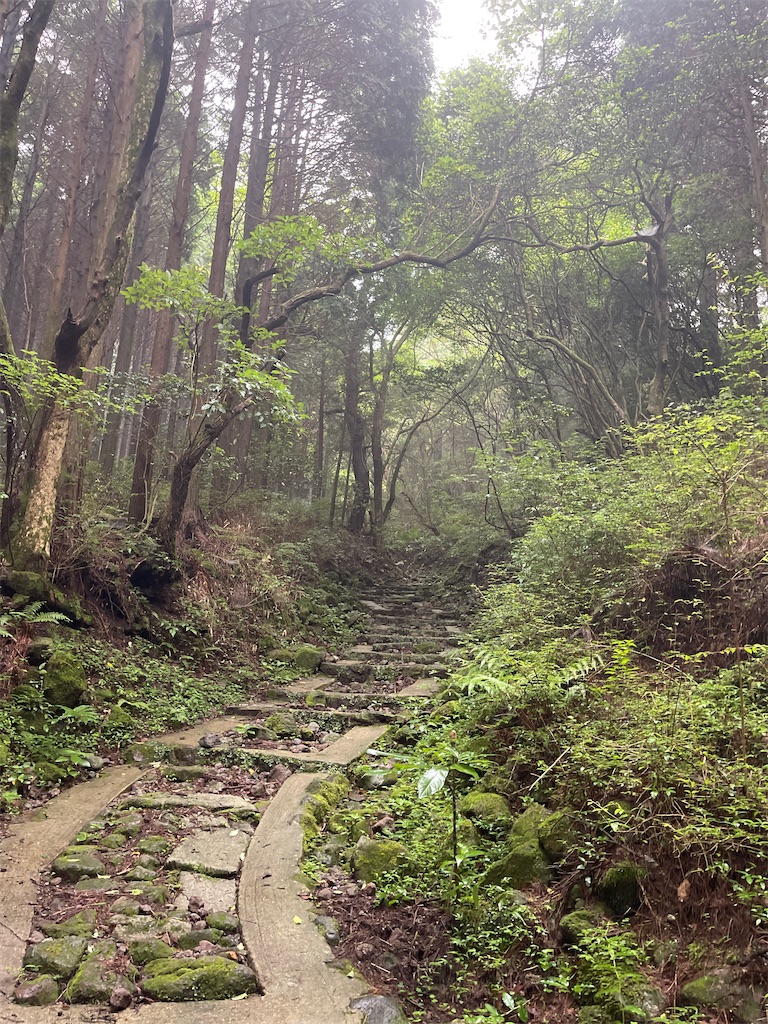 雲仙普賢岳の登山道