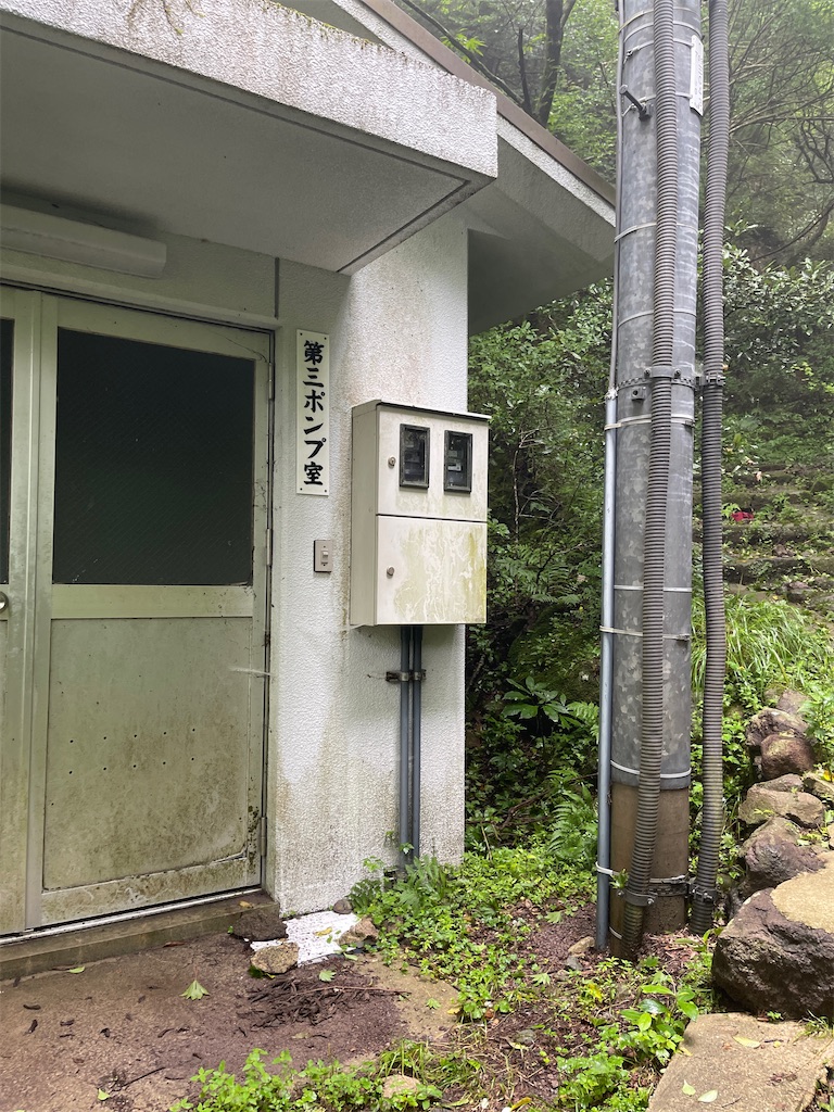 雲仙普賢岳の第三ポンプ室
