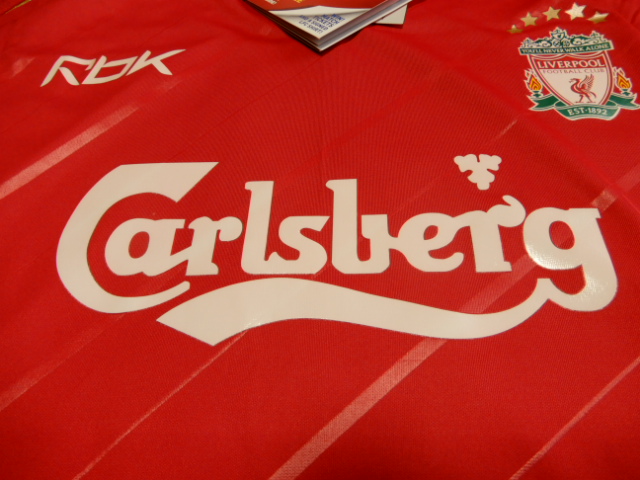 リバプール 2005年 チャンピオンズリーグ シャツ ジェラード 8 Gerrard #8 - Liverpool 2005 Home Jersey Vintage Champions