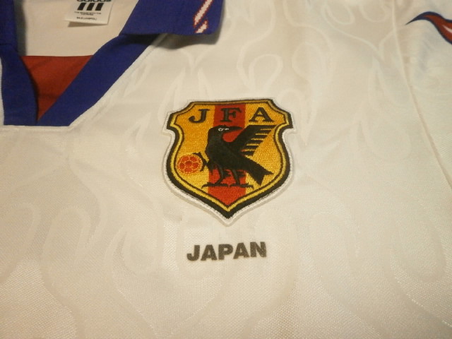 1997年　日本代表　M アウェイユニフォーム ユニフォーム その189 日本代表 1997年 アウェイ用 半袖