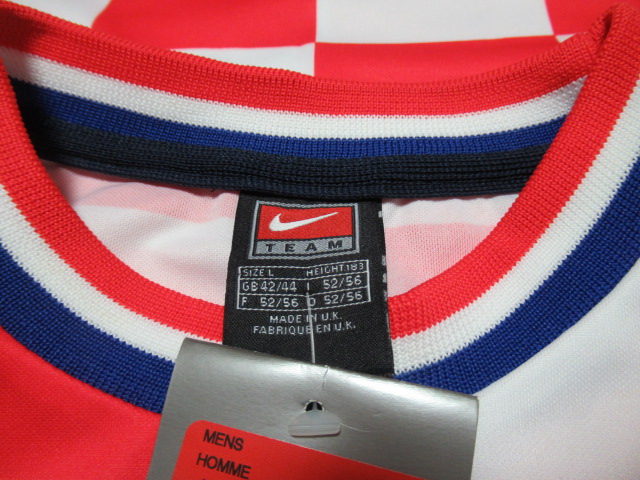 Nike クロアチア代表 2000 ホーム クロアチア代表 2000 2001 ホームモデル ナイキ NIKE