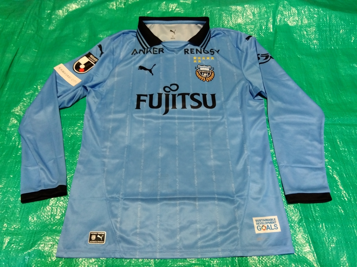 川崎フロンターレ 2025 長袖ユニフォーム 伊藤達哉 XXL 2025リーグ長袖