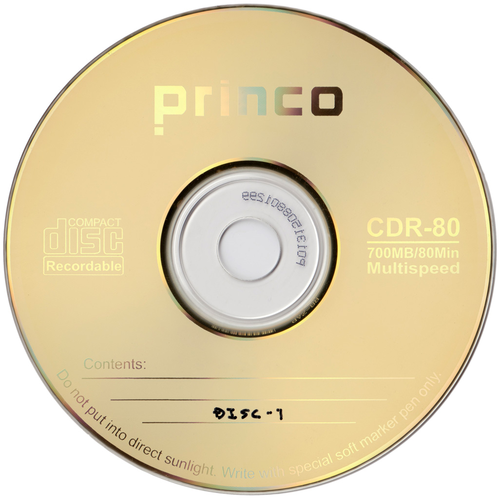 読み出し不能な古いcd Rが現れ始めた 記憶は人なり