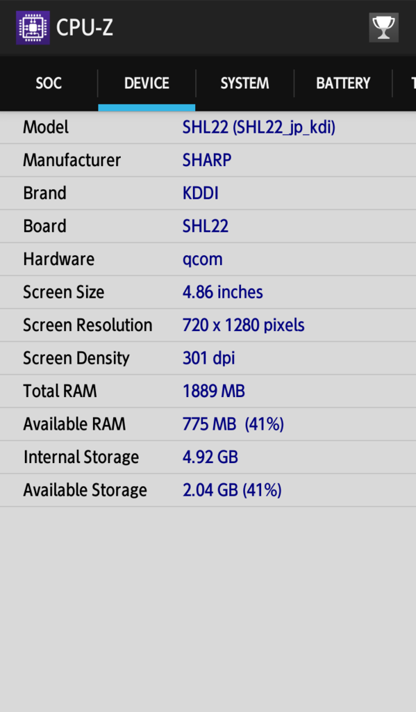 SHL22 DEVICE