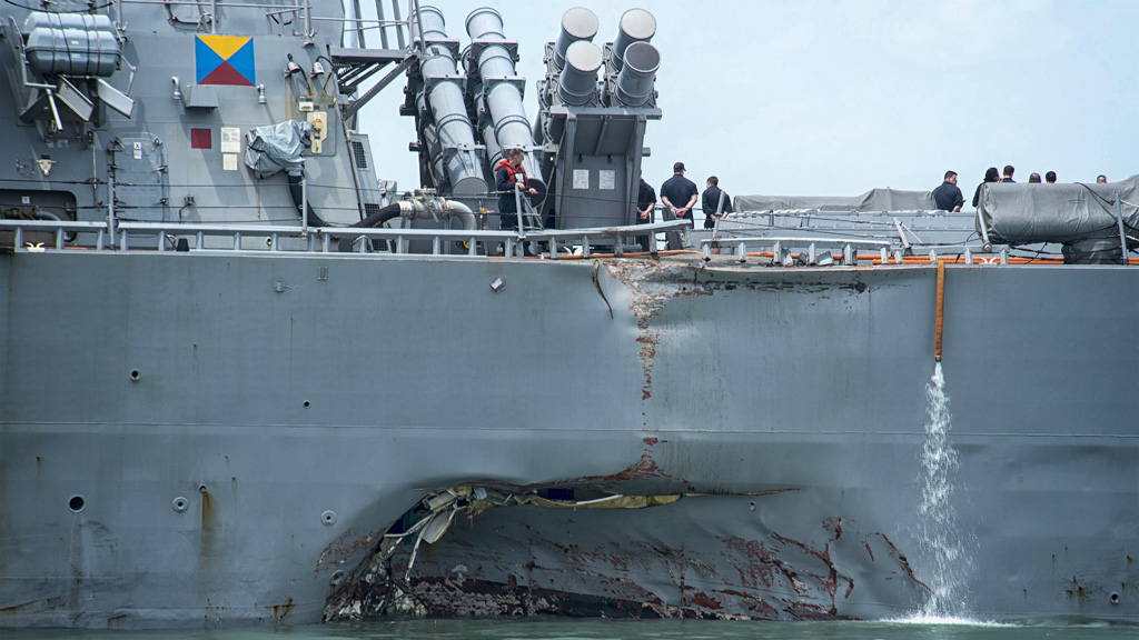 Damage of DDG-56