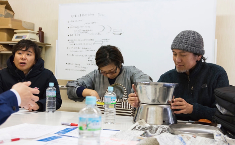 夢の焚き火台、商品化なるか!? 職人との熱いコラボによる 試作品