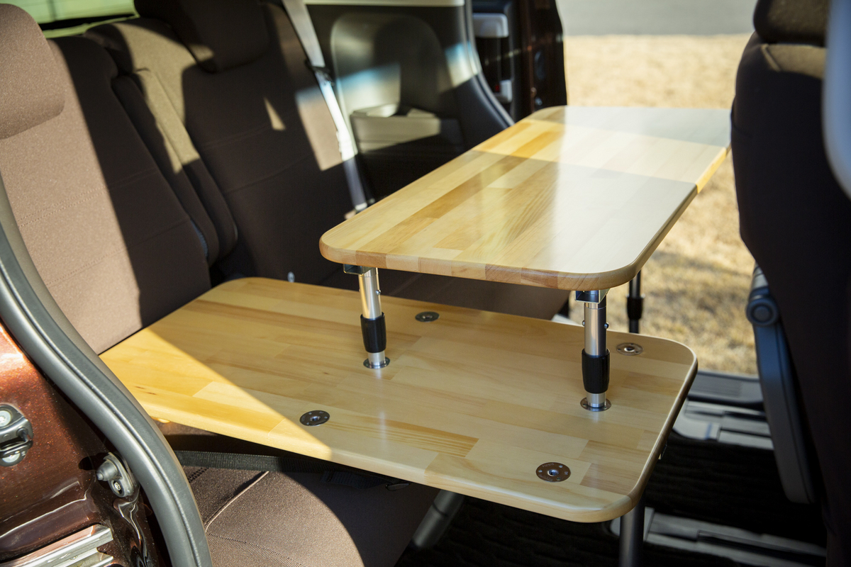 折りたたみセンターテーブル｜インテリア｜フリード｜Honda Access｜Honda公式サイト 折りたたみ式車用テーブル 【ホンダ 新型 DG系 2024年3月～ に適用】 車 パソコン デスク多機能車載 家庭用と車載用 滑り止