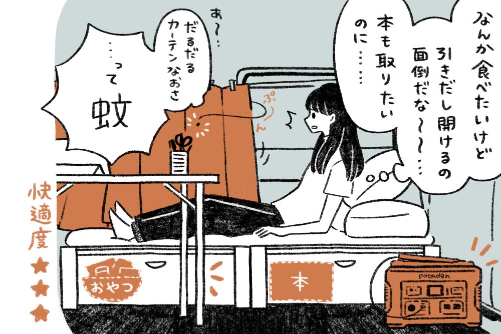 快適度は星3つ