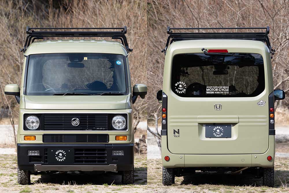 ダムドのデナリキットを装着したN-VAN