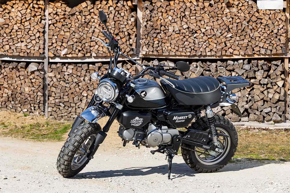 N-VANとモンキー125でツーリング生活を楽しむYouTuberとデイキャンプに