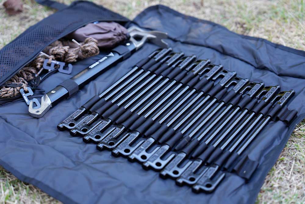 RATEL WORKS ・鍛造ペグ15本収納バッグセット - メルカリ