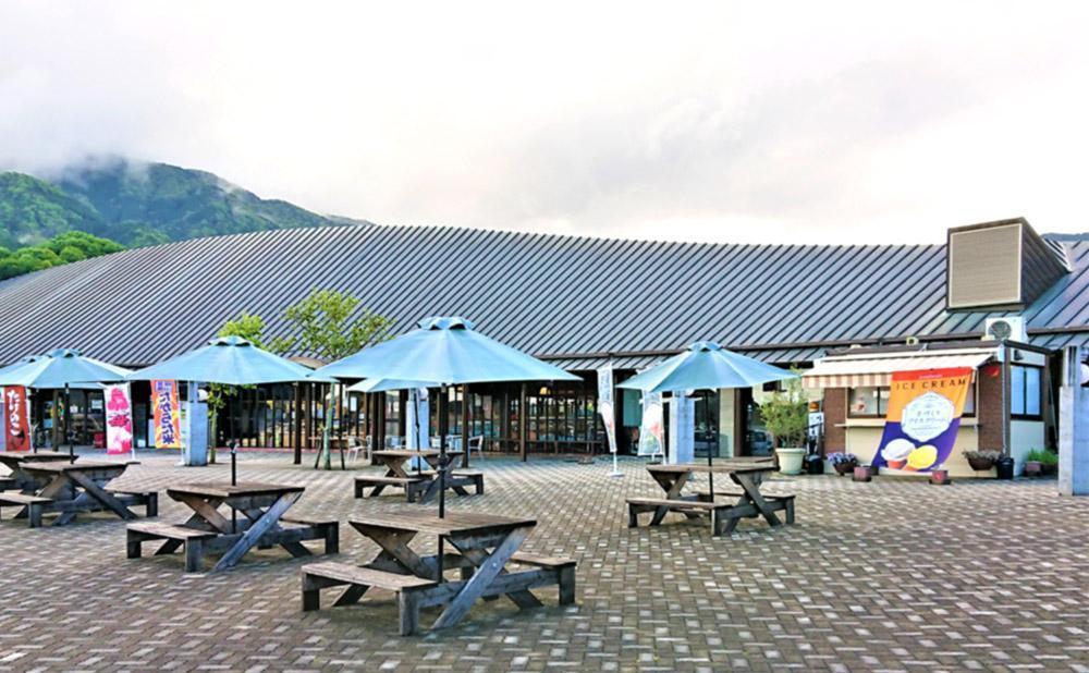 道の駅「たからだの里さいた」環の湯の外観