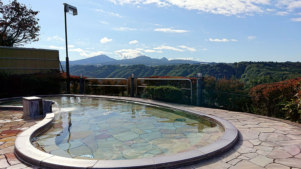 道の駅「白沢」の露天風呂