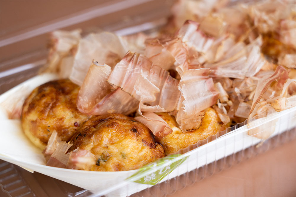 海老名茶屋の看板商品であるえびえび焼き