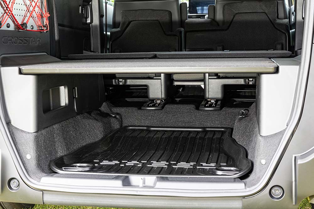 フリード クロスター車中泊シートアレンジ際の収納