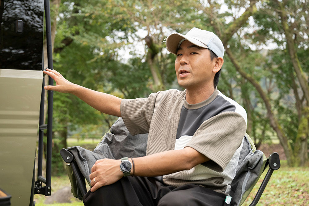 N-VANの魅力について語るちぎすけさん