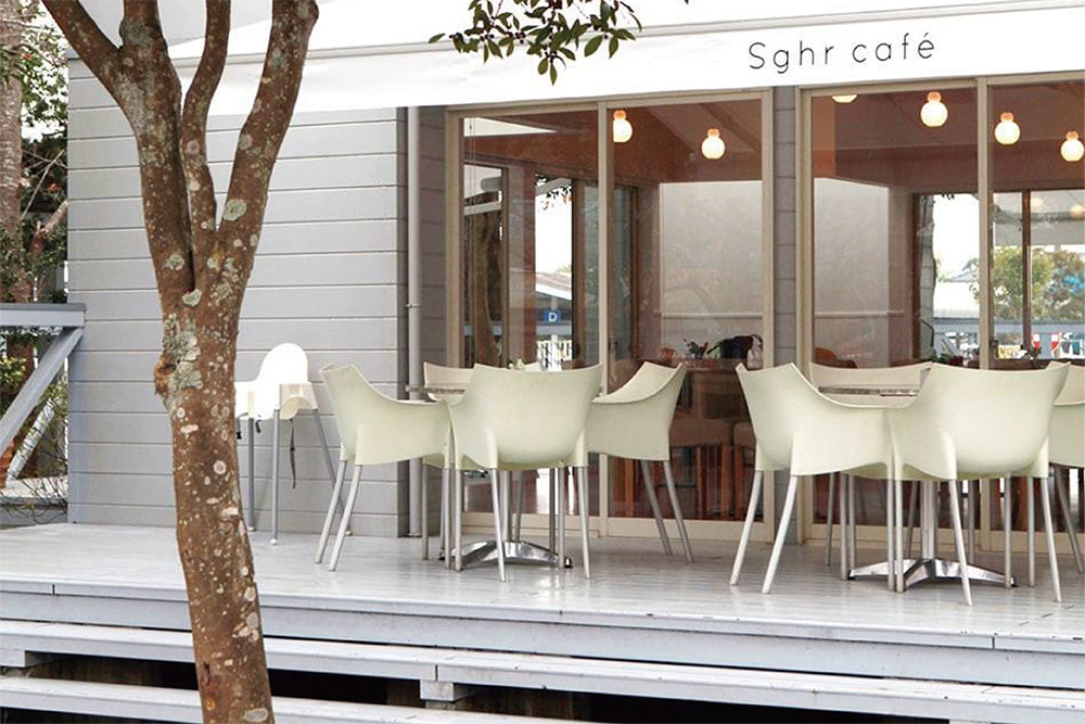 カフェの「Sghr café Kujukuri」外観
